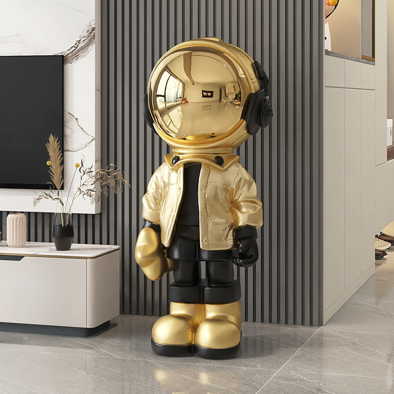 轻奢宇航员客厅落地摆件