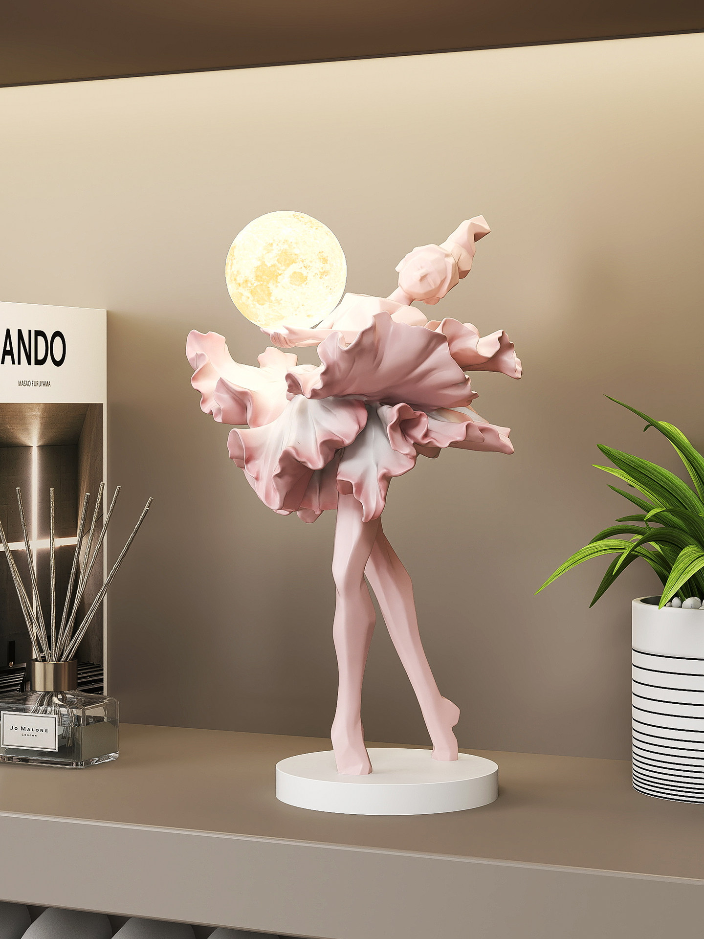 艺术摆件轻奢高级感客厅电视柜小夜灯玄关斗柜生日礼物女乔迁新居