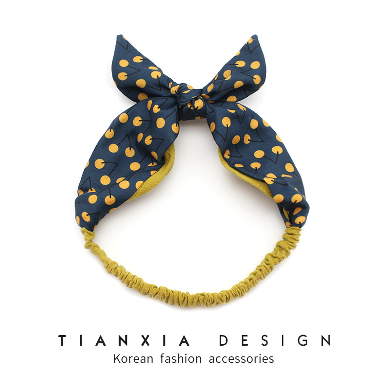 韩国宝宝波点蝴蝶结发带婴儿不伤发头箍女童公主双层纯棉百搭头带,童装/婴儿装/亲子装,发饰,淘宝优惠券,粉丝福利购,淘宝优惠卷