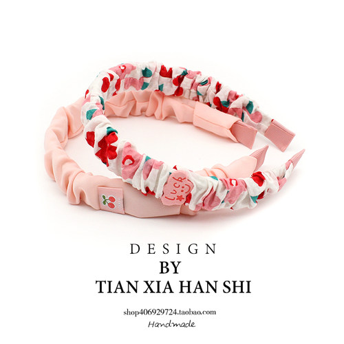 其他韩版女碎花发箍简约