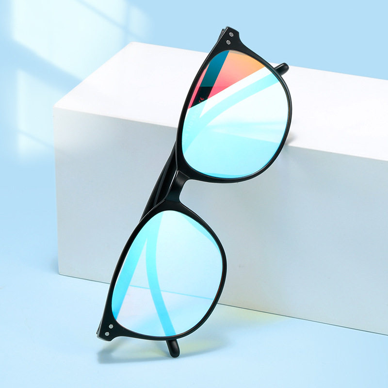 新款红绿色盲色弱眼镜男女通用全框看图辩色看红绿灯色盲眼镜