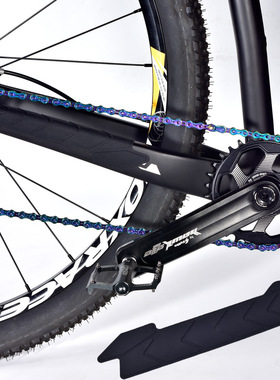 SWTXO自行车山地车公路车单车 车架硅胶护链贴 车架保护贴 链条贴