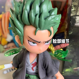 手办海贼王Q版索隆手办摆件动漫周边模型摆件手办礼物