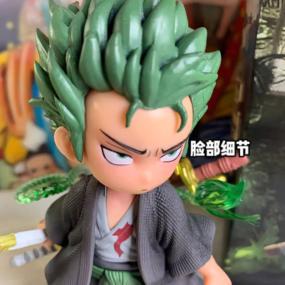 手办海贼王Q版索隆手办摆件动漫周边模型摆件手办礼物