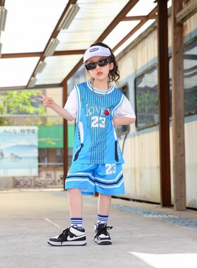 洋气帅气夏季新款儿童户外运动套装2026夏日休闲两件套潮流男女童