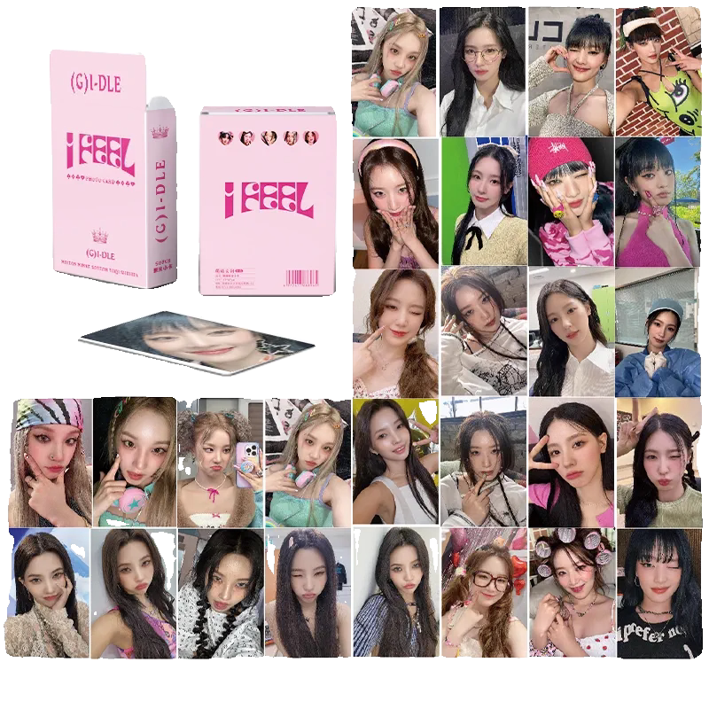 韩团IVE gilde blackpink小卡同款镭射官方专辑正版lomo卡片自印