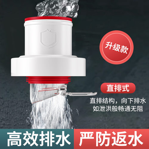 适配九牧 厨房卫生间菜盆加长下水管道硅胶防臭密封塞排水管圆形