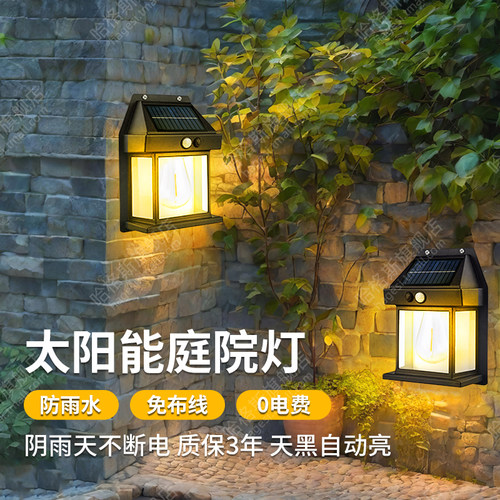 天黑自动亮灯 阴雨天不断电 全年0电费