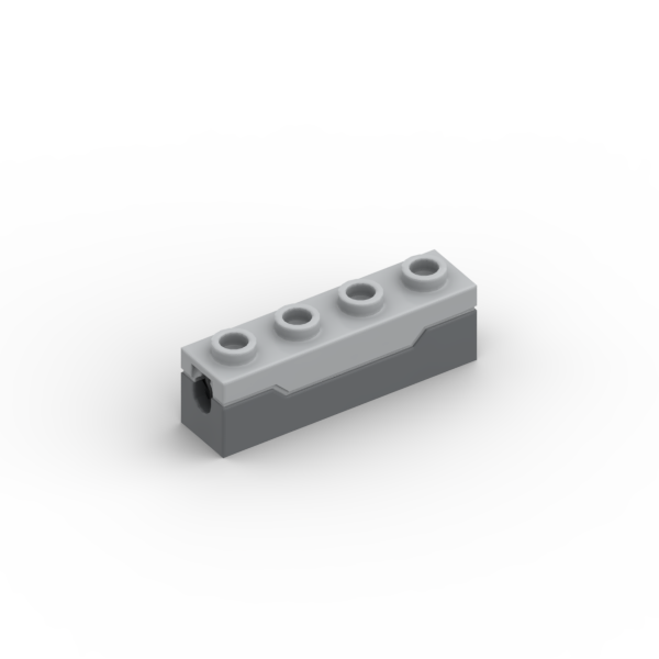 LEGO乐高正品零件SPRING SHOOTER 1X4  6048898Dark Bluish Gray