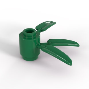 30176 LEGO乐高正品 6270003 零件竹叶 Green 3X3