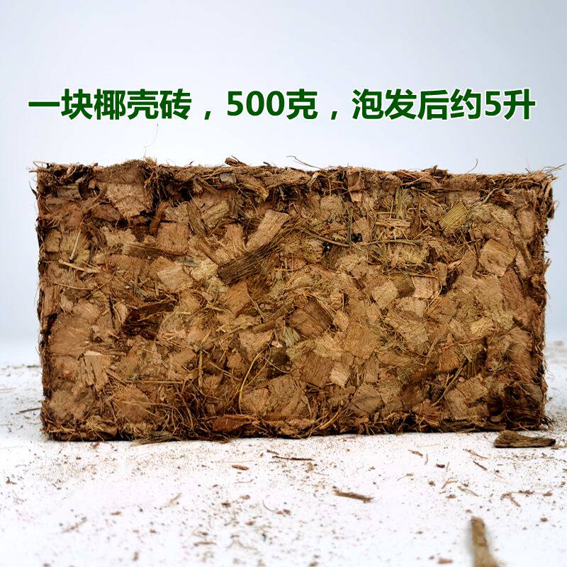 进口椰壳粒椰f砖粗椰块土椰槺颗粒营养土兰花石斛月季玫瑰红掌植