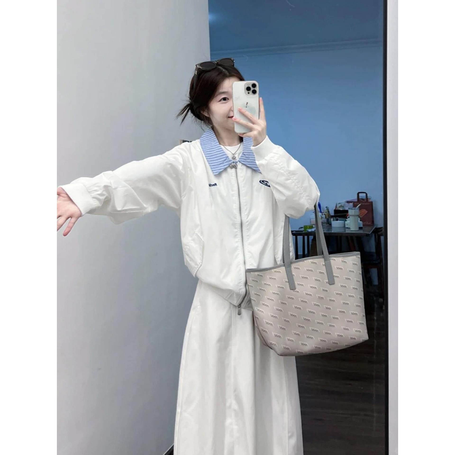 JOYIASS米白色夹克女装秋冬季2025新款外贸原单韩里韩独特超好看