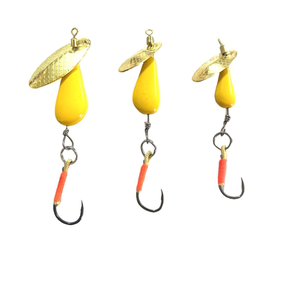 FISHPEAK飞旋路亚亮片旋转片偏心坠1.5克3.5克5克马口白条军鱼饵