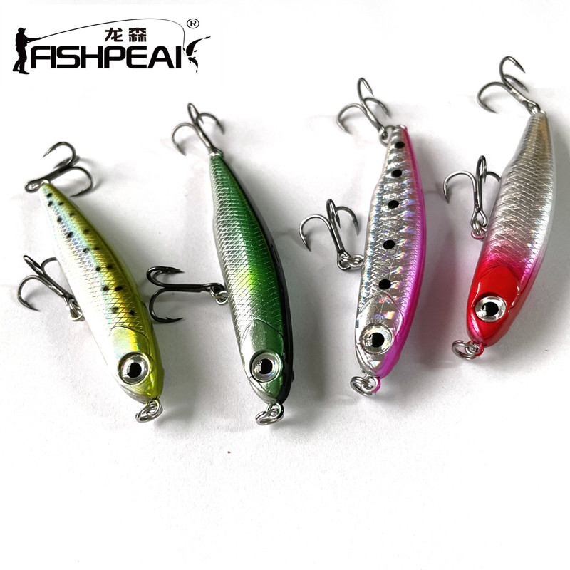 FISHPEAK微物沉水铅笔血槽钩