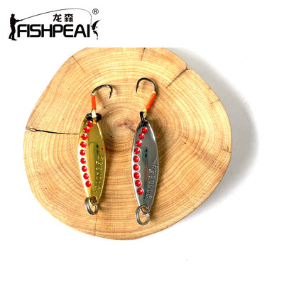 FISHPEAK水蛭亮片挂加强单钩