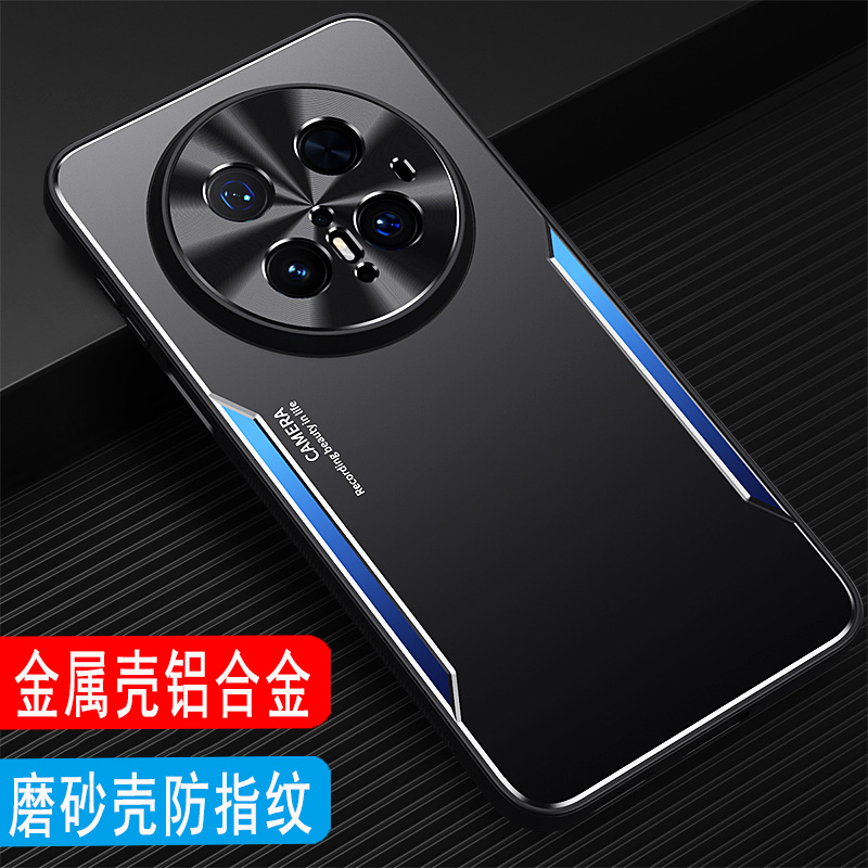 华为mate70手机壳金属壳镜头mate70Pro保护套Pro+外壳高档男士软全包硅胶套磨砂壳铝合金后壳防摔