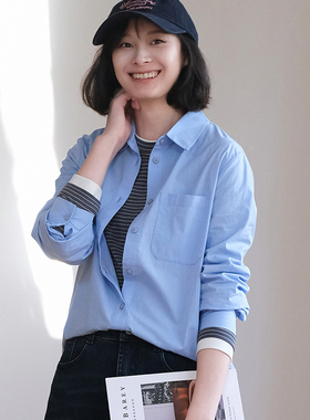 那禾新品纯棉经典款百搭衬衫女NW54CM0729