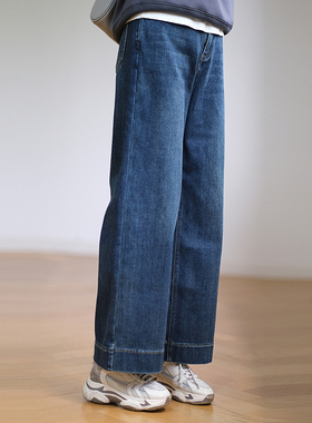 那禾新品高腰显瘦宽松阔腿裤加绒加厚女ND54KZ5784