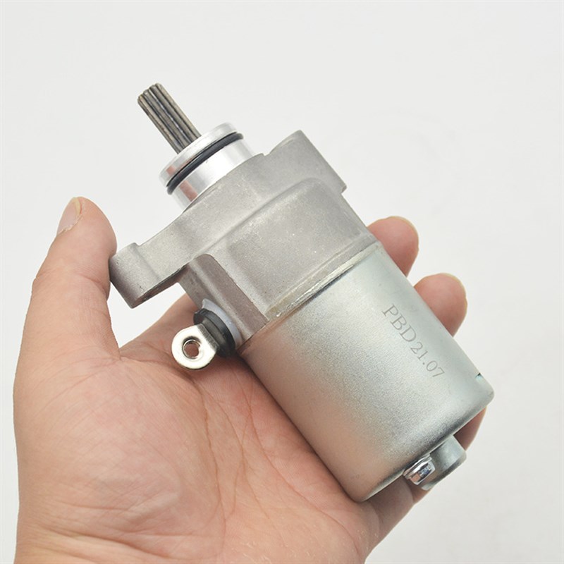 JS110-B-3H-9E-9C JY110 JYM110-A F8 PE8摩托车启动电机马达配件