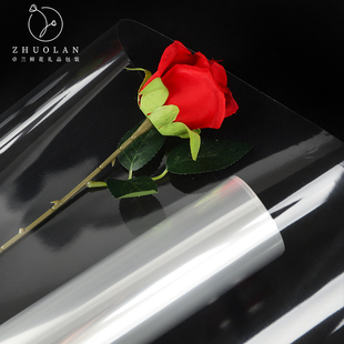 加厚玻璃纸花束包装纸内衬包花泥防水透明花艺鲜花手工diy材料