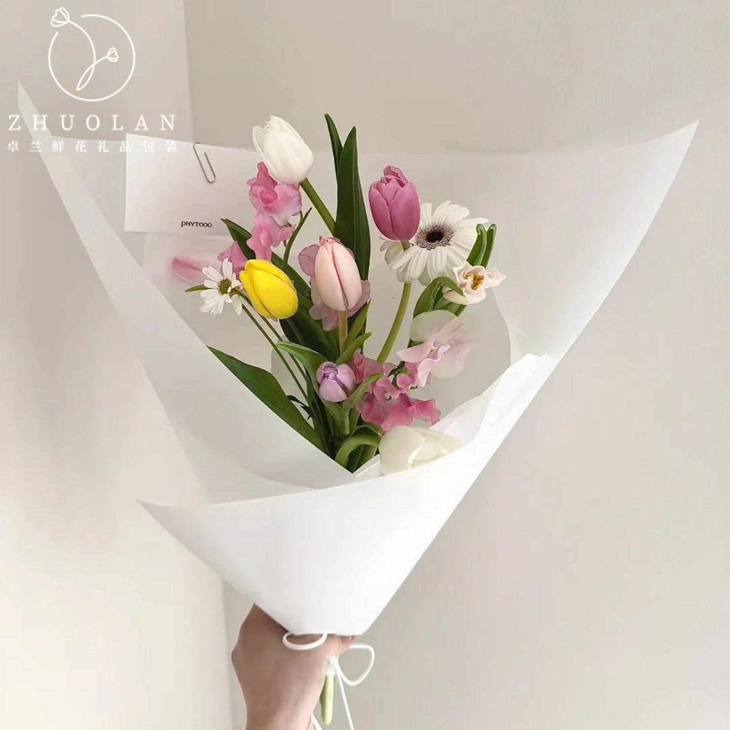 七夕新品 硫酸纸包装纸透明磨砂质感包花纸简约花店花艺diy资材