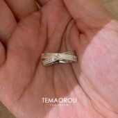 超闪 水星记小双环戒指女洗澡不掉色食指戒vintager中古小众指环