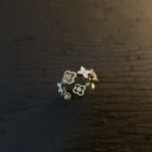 中古vintage幸运戒指轻奢高级感小众气质ins风宫廷复古设计