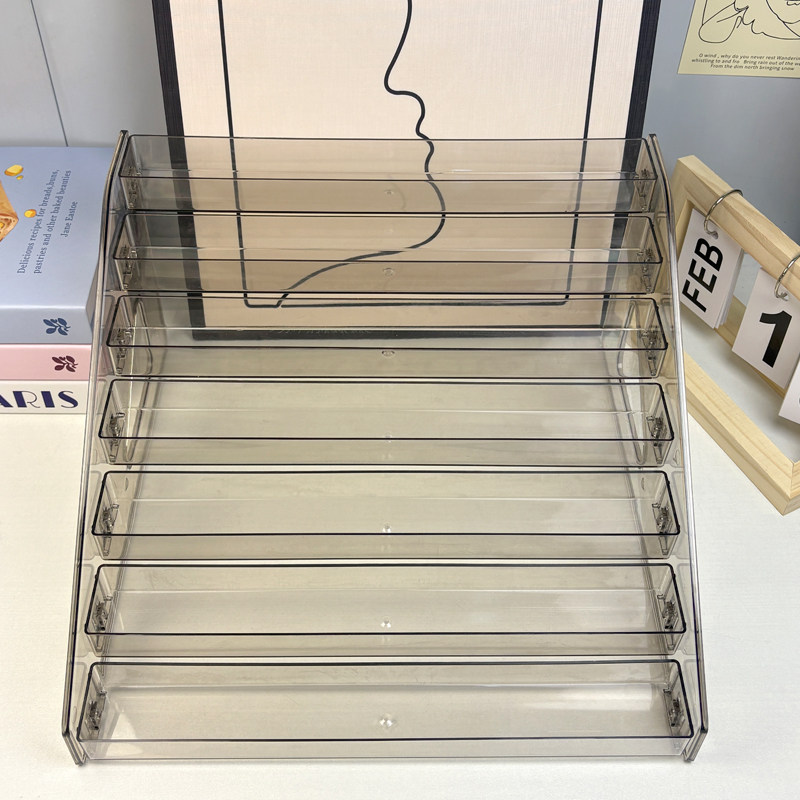 （超1.5万次加购多层展示架亚克力透明指甲油化妆品收纳盒置物架,收纳整理,桌面收纳盒,淘宝优惠券,粉丝福利购,淘宝优惠卷