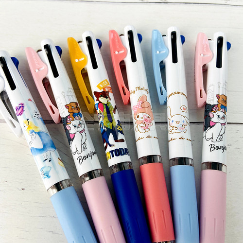 日本UNI三菱JETSTREAM爱丽丝玛丽猫限定圆珠笔创意可爱卡通 0.5mm