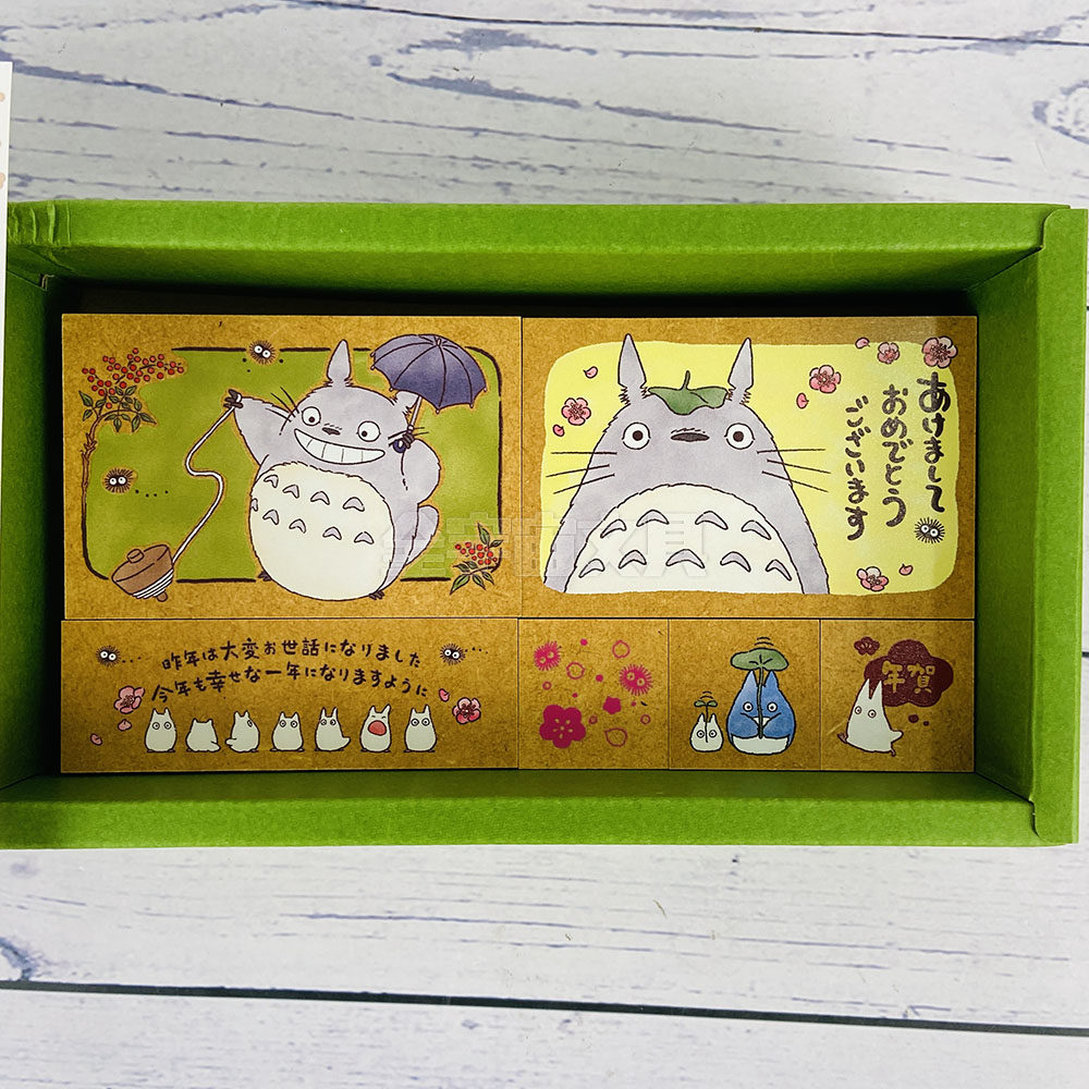 日本beverly马年骏龙猫限定新年系列 宫崎骏龙猫 木制印章