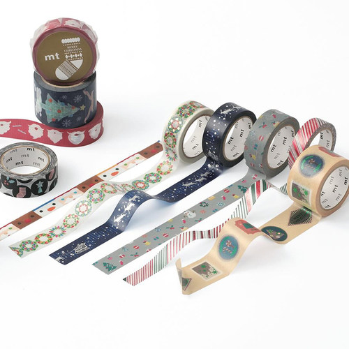 日本MT和纸胶带系列圣诞限定手账素材