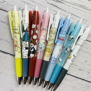 日本sunstar太阳星百乐联名限定迪士尼公主姆明史努比opt圆珠笔