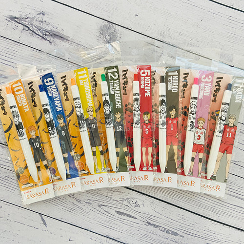 【10%off】日本HISAGO斑马排球少年日向翔阳学生按动限定中性笔