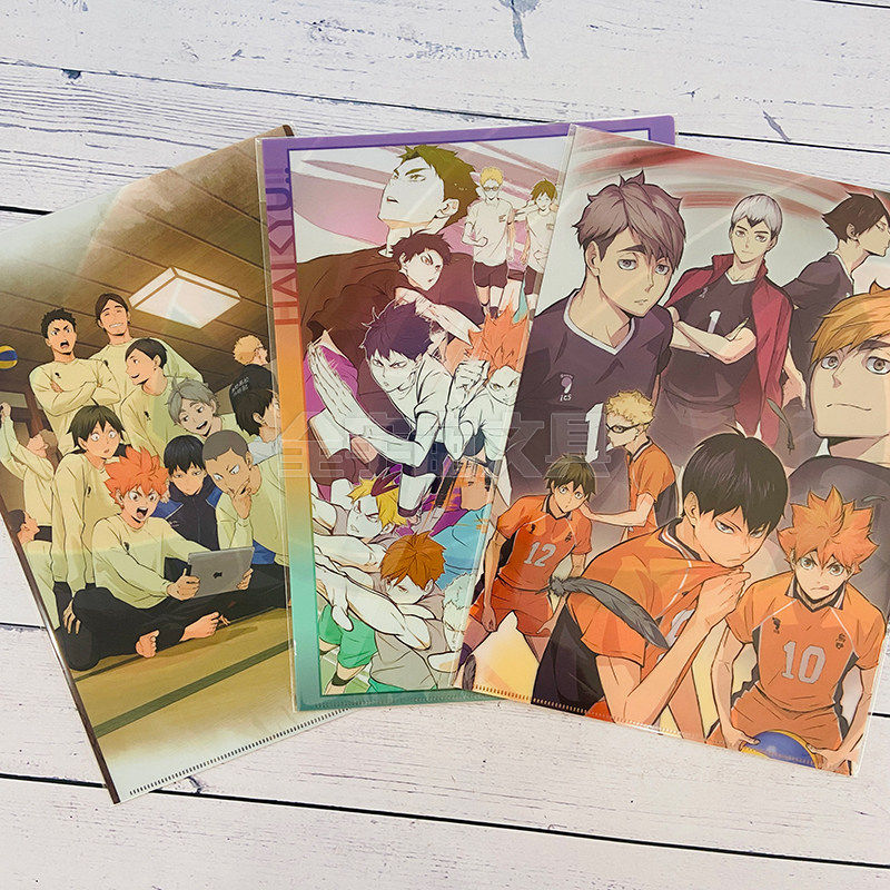 【40%off】日本 Ensky  2022年日历同柄图 排球少年A4透明文件夹