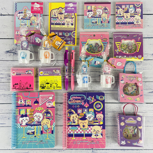【10%off】日本sunstar餐厅限定chiikawa吉伊卡哇圆珠笔便签本