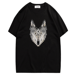 正品潮牌Marcelo Burlon马塞洛布隆MB翅膀短袖T恤男女款宽松半袖t