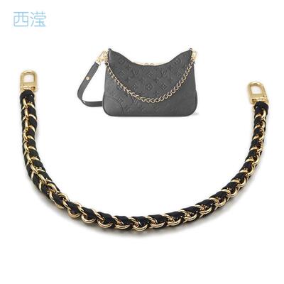 手工穿皮改造挂钩化妆包链条百搭