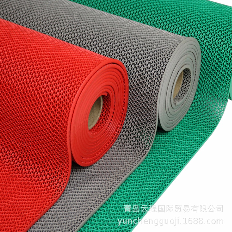 PVC镂空防滑垫防水垫 S型网格塑料地垫 厕所浴室泳池厨房隔水地垫
