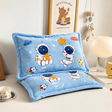 牛奶绒儿童卡通枕头带枕套幼儿园专用3-6-10岁以上小学生定型枕芯