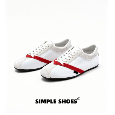 SIMPLESHOES平底复古休闲阿甘鞋