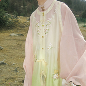 衬裙2026春上新 明制汉服比甲长衫 裳宫语 岁岁安柠