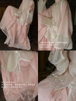 The "Shanggong Yu" [Rose Flower Message] The Ming-made Hanfu jacquard stand-up collar shirt is sweeter and more everyday than the armor and horse face skirt thumbnail 5