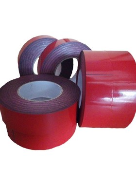 直销 2MM厚两面汽车泡棉 海绵胶带 泡U沫髙粘双面胶带