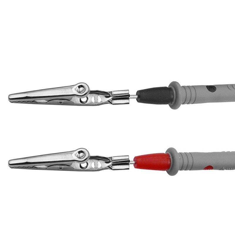 万用表笔线c鳄鱼夹 电路金属鳄鱼夹 表笔针型夹万用通用表笔鳄鱼