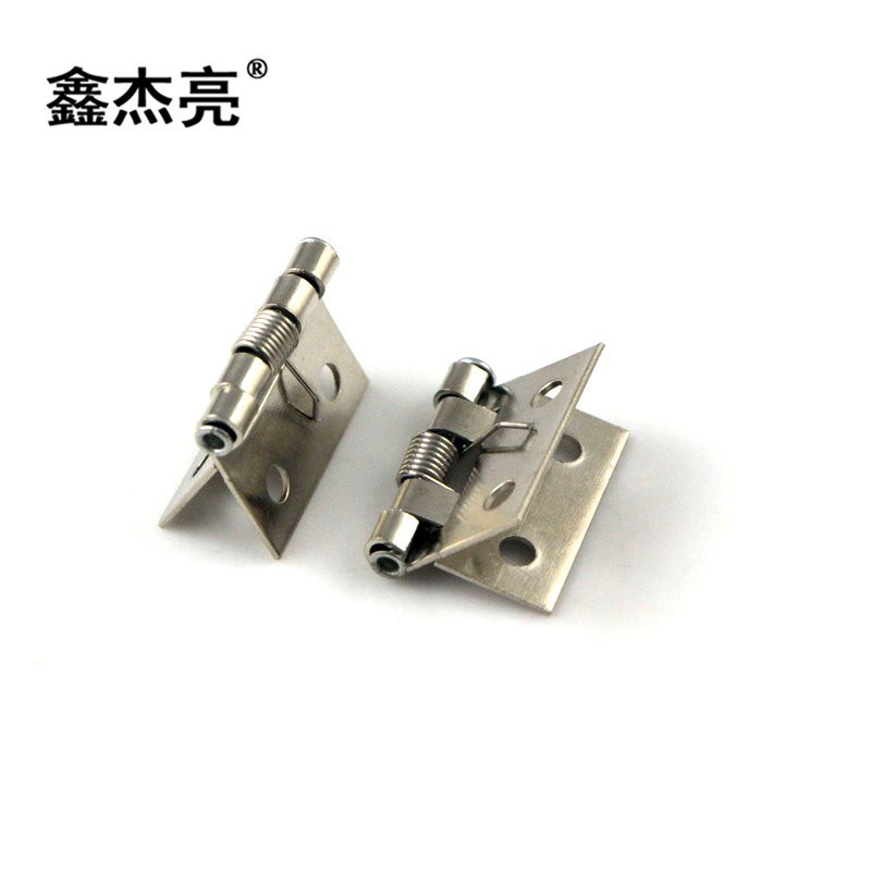 铁弹簧合页柜门铰链 1寸小合页带弹簧铰链 弹簧合Y页25*30