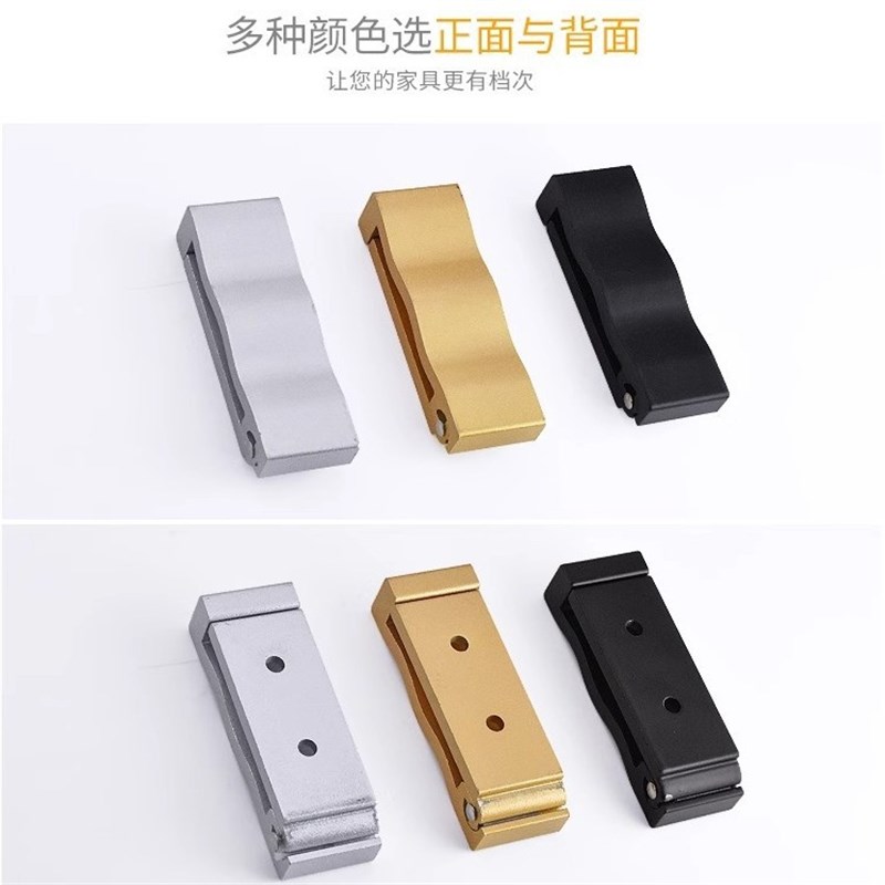 铝合金折叠挂钩免钉n粘贴浴室毛巾挂钩家用房门后隐形可折叠挂衣
