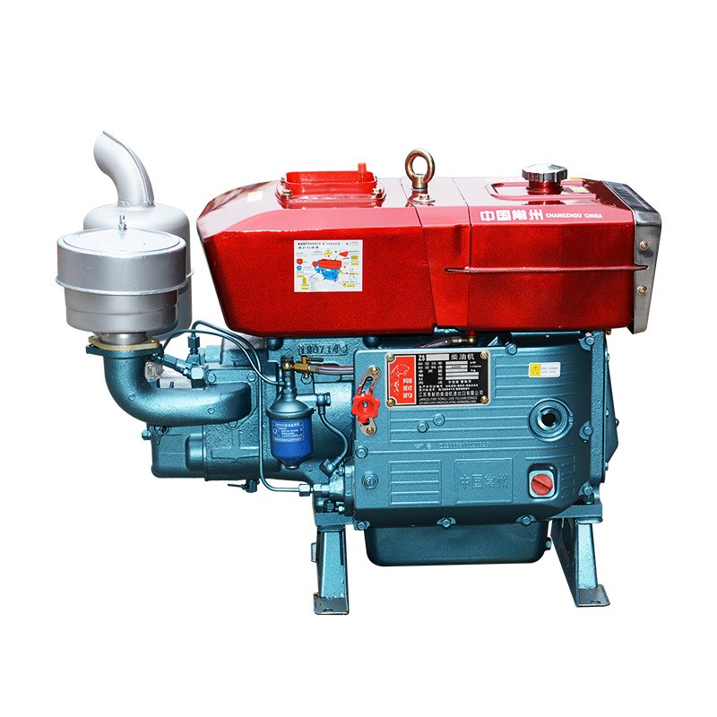 中国常州船用农用单缸水冷手摇ZS1115 柴油N机 22马力手摇柴油机