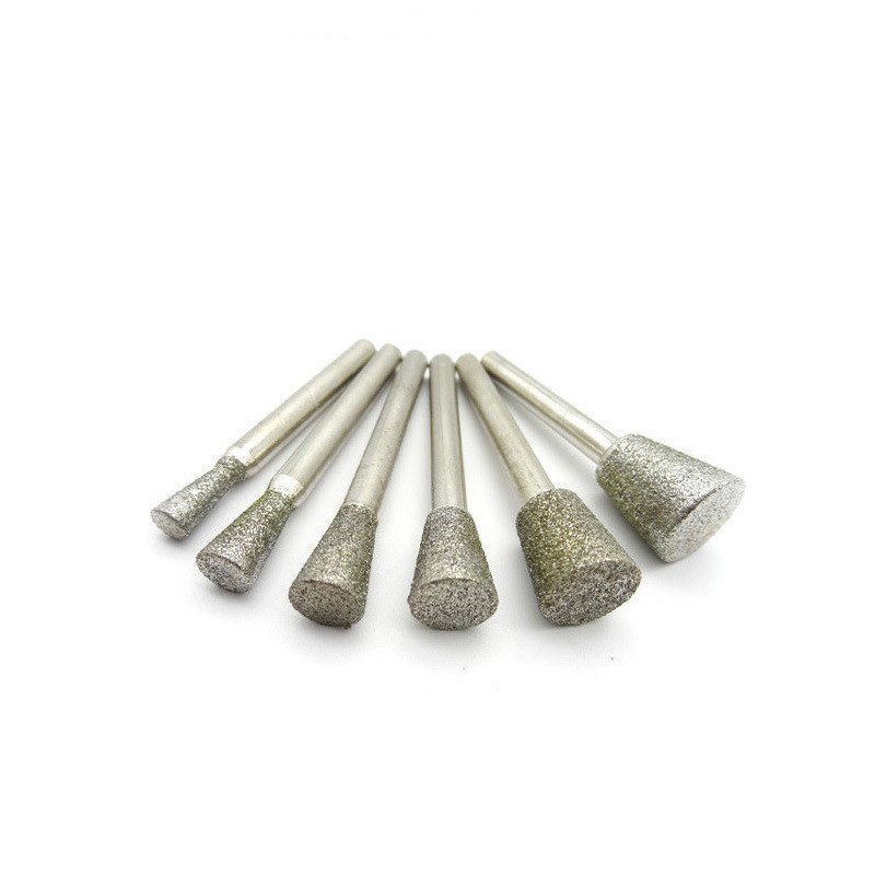 4mm柄C7类雕刻刀长喇叭v头三角钉厚铁钉头琥珀玛瑙玉石K五工具磨