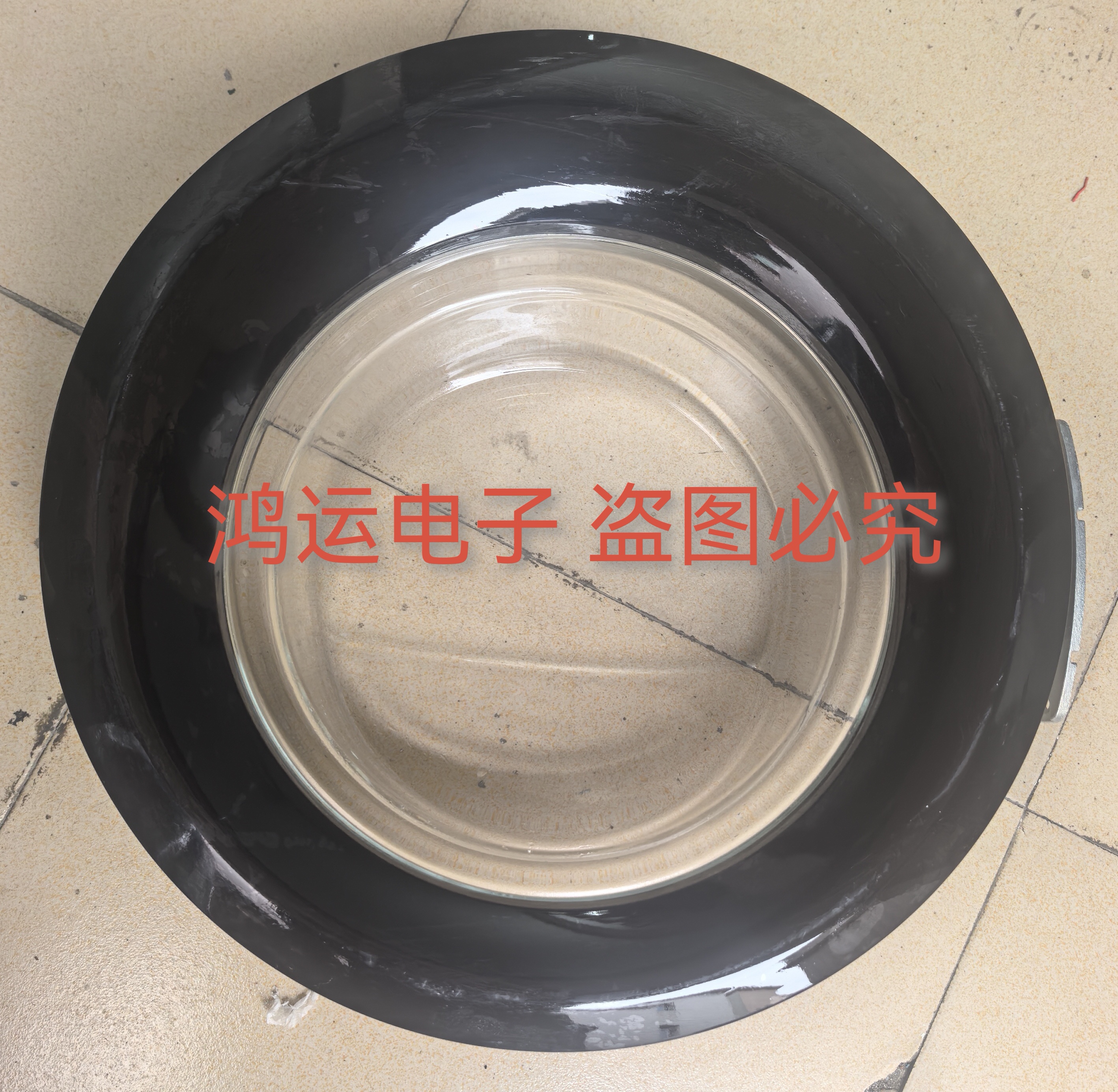 适用美的洗衣机配件门玻璃观察窗MG100S31DG5 MG100V31DG5玻璃门