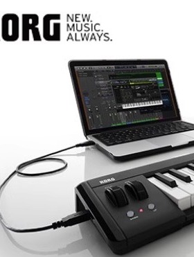 KORG MIDI键盘MICROKEY2 25/37/49/61键小巧便携USB供电非蓝牙款